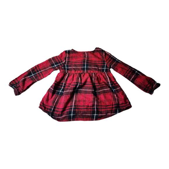 Toddler Girl Plaid Tunic 4T - Picture 2 of 3